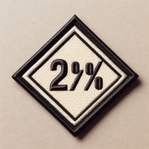 Two-Percenter (2%ER) Motorcycle Patch