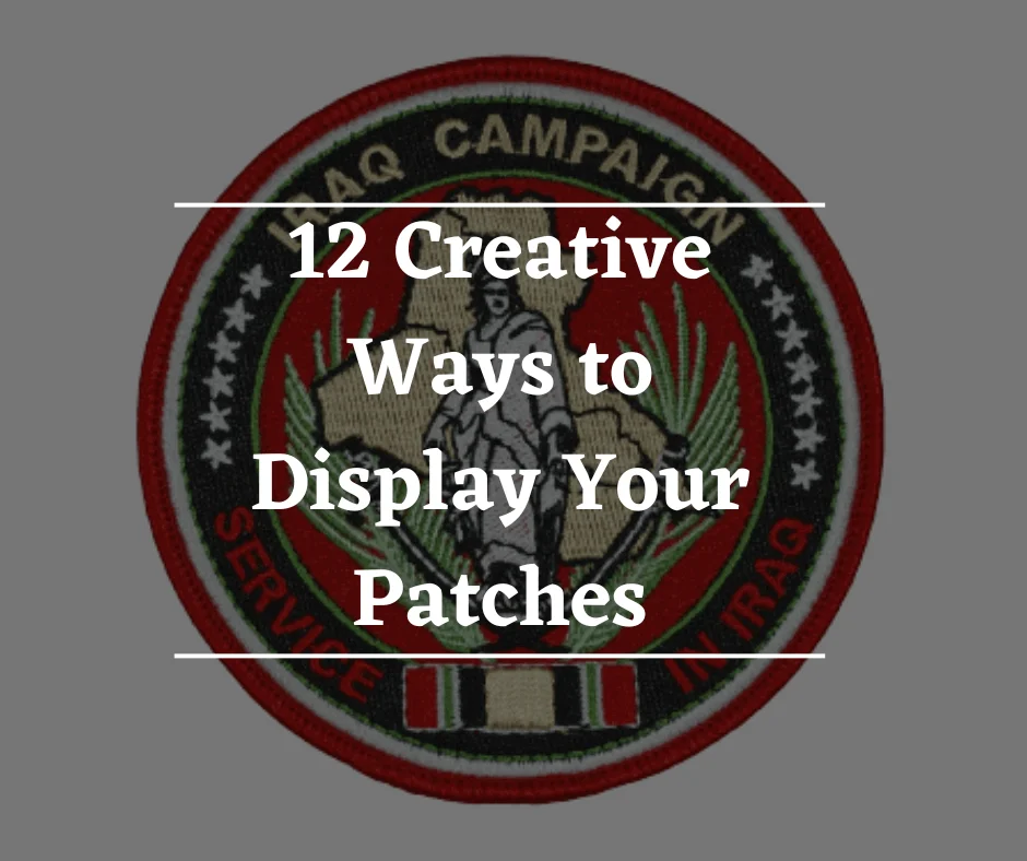 How To Display Patches: Easy And Creative Ideas - Infarrantly Creative