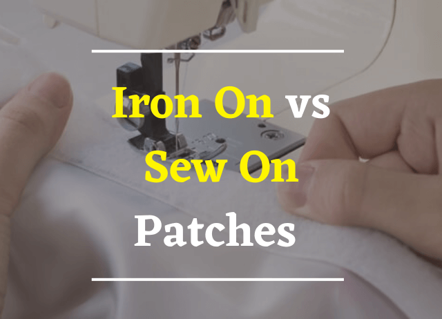 Iron On vs Sew On Patches